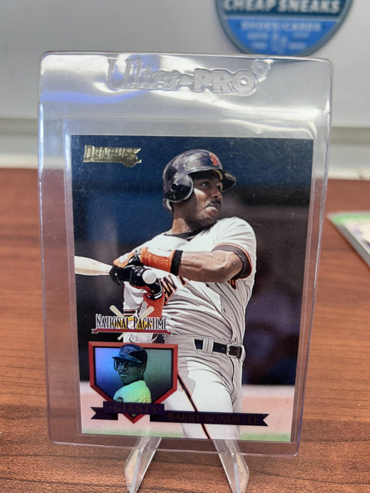 Cheap Sneaks Footwear/Sports Cards Baseball Card Barry Bonds 1995 National Packtime #7 San Francisco Giants