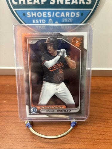Cheap Sneaks Footwear/Sports Cards Baseball Card BCP-38 Samuel Basallo Baltimore Orioles 2024 Bowman Chrome