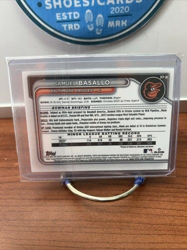 Cheap Sneaks Footwear/Sports Cards Baseball Card BCP-38 Samuel Basallo Baltimore Orioles 2024 Bowman Chrome