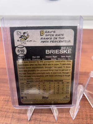 Cheap Sneaks Footwear/Sports Cards Baseball Card Beau Brieske RC 2022 Topps Heritage #610 Detroit Tigers