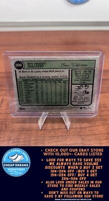 Cheap Sneaks Footwear/Sports Cards Baseball Card Ben DeLuzio RC 2023 Topps Heritage #306 Chicago Cubs