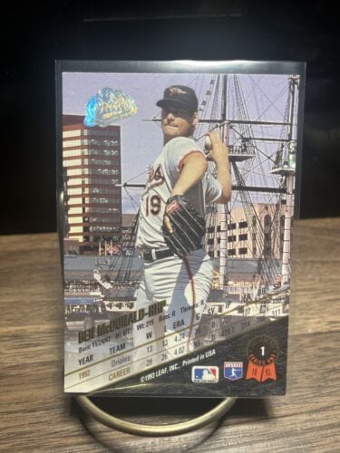 Cheap Sneaks Footwear/Sports Cards Baseball Card BEN MCDONALD Baltimore Orioles 1993 Leaf  #1 Of The Set Of The Former