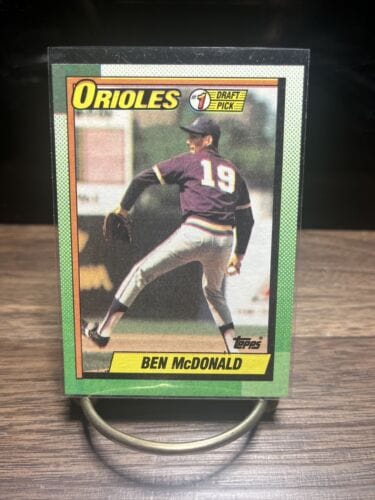 Cheap Sneaks Footwear/Sports Cards Baseball Card Ben McDonald RC 1st Draft Pick Topps 1990 Baltimore Orioles + Inf Crew
