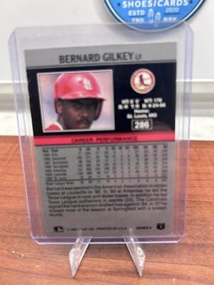 Cheap Sneaks Footwear/Sports Cards Baseball Card Bernard Gilkey 1991 Leaf #286 St. Louis Cardinals