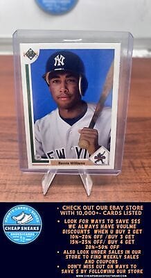 Cheap Sneaks Footwear/Sports Cards Baseball Card Bernie Williams 1991 Upper Deck #11c New York Yankees
