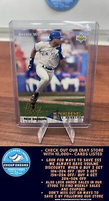 Cheap Sneaks Footwear/Sports Cards Baseball Card Bernie Williams 1993 Upper Deck #470 New York Yankees