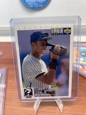 Cheap Sneaks Footwear/Sports Cards Baseball Card Bernie Williams 1994 Collector's Choice Gold Signature #298 New York Y