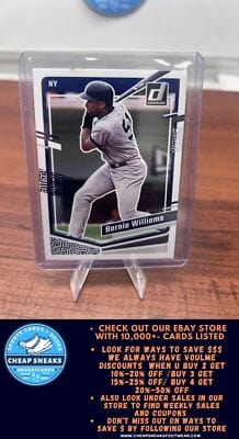 Cheap Sneaks Footwear/Sports Cards Baseball Card Bernie Williams 2023 Donruss #195 New York Yankees