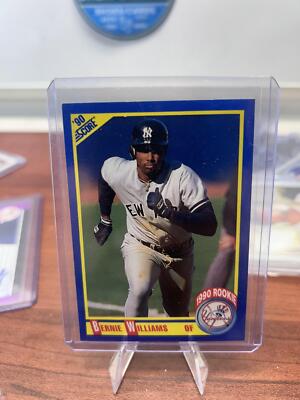 Cheap Sneaks Footwear/Sports Cards Baseball Card Bernie Williams RC 1990 Score #619 New York Yankees