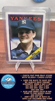 Cheap Sneaks Footwear/Sports Cards Baseball Card Bill Gullickson 1988 Topps #711 New York Yankees