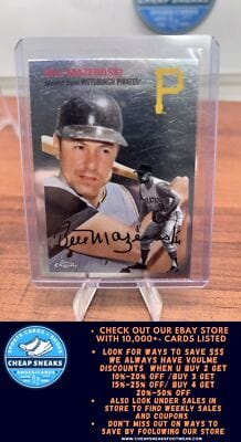 Cheap Sneaks Footwear/Sports Cards Baseball Card Bill Mazeroski 2023 Topps Chrome Platinum Anniversary #455 Pittsburgh