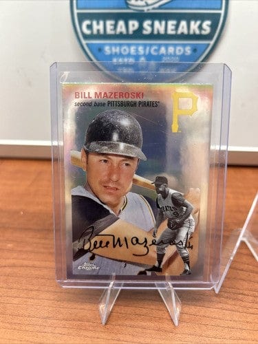 Cheap Sneaks Footwear/Sports Cards Baseball Card Bill Mazeroski 2023 Topps Chrome Platinum REFRACTOR SP #455 - Pirates