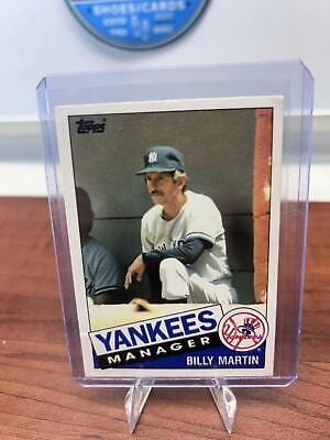 Cheap Sneaks Footwear/Sports Cards Baseball Card Billy Martin 1985 Topps Traded #78T New York Yankees