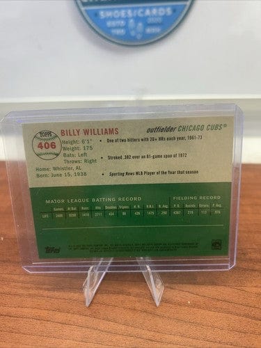 Cheap Sneaks Footwear/Sports Cards Baseball Card Billy Williams /75 2023 Topps Chrome Platinum Anniver Toile Rose Gold