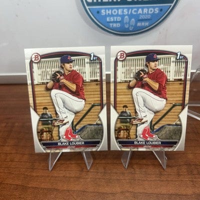 Cheap Sneaks Footwear/Sports Cards Baseball Card Blake Loubier  2023 Bowman Prospects 1st Bowman Card# BP-122 Boston Re