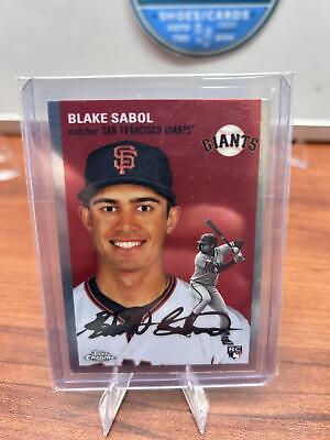 Cheap Sneaks Footwear/Sports Cards Baseball Card Blake Sabol RC 2023 Topps Chrome Platinum Anniversary #365 San Francis