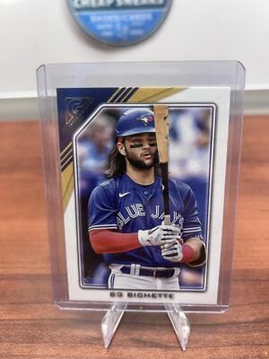 Cheap Sneaks Footwear/Sports Cards Baseball Card Bo Bichette 2022 Topps Gallery Printer Proof #186 Toronto Blue Jays