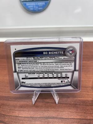 Cheap Sneaks Footwear/Sports Cards Baseball Card Bo Bichette 2023 Bowman Chrome #6 Toronto Blue Jays