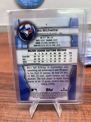 Cheap Sneaks Footwear/Sports Cards Baseball Card Bo Bichette 2023 Bowman Platinum #5 Toronto Blue Jays