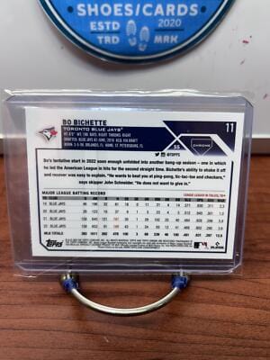 Cheap Sneaks Footwear/Sports Cards Baseball Card Bo Bichette 2023 Topps Chrome Pink Refractor #11 Toronto Blue Jays