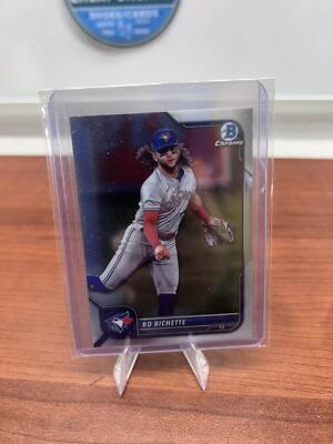 Cheap Sneaks Footwear/Sports Cards Baseball Card Bo Bichette SN 2022 Bowman Chrome Refractor #81 Toronto Blue Jays