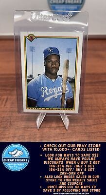 Cheap Sneaks Footwear/Sports Cards Baseball Card Bo Jackson 1990 Bowman #378 Kansas City Royals
