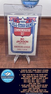 Cheap Sneaks Footwear/Sports Cards Baseball Card Bo Jackson 1990 Topps Glossy All-Stars #17 Kansas City Royals