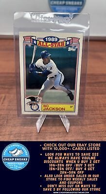Cheap Sneaks Footwear/Sports Cards Baseball Card Bo Jackson 1990 Topps Glossy All-Stars #17 Kansas City Royals
