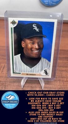 Cheap Sneaks Footwear/Sports Cards Baseball Card Bo Jackson 1991 Upper Deck #744c Chicago White Sox