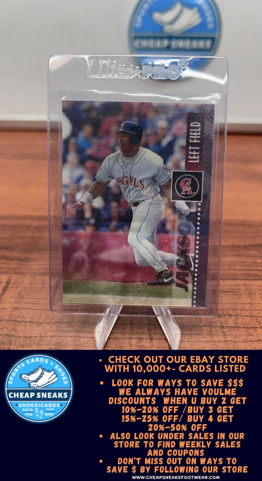 Cheap Sneaks Footwear/Sports Cards Baseball Card Bo Jackson 1995 Sportflix #140 California Angels