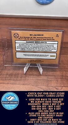 Cheap Sneaks Footwear/Sports Cards Baseball Card Bo Jackson SN 2021 Donruss On Fire #213 Kansas City Royals