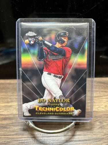 Cheap Sneaks Footwear/Sports Cards Baseball Card Bo Naylor 2023 Topps In TechniColor Chrome Cleveland Guardians Basebal
