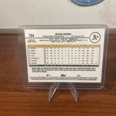 Cheap Sneaks Footwear/Sports Cards Baseball Card Bo Naylor, O Gonzalez, J Ramirez, Bibee, Bieber Ryan Noda 2024 Topps Chrome Orange Refractor #284 Athletics  013/25