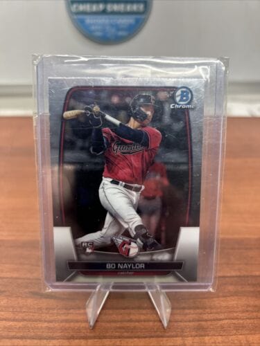 Cheap Sneaks Footwear/Sports Cards Baseball Card Bo Naylor (RC) 2023 Bowman Chrome Rookie Card #49 Cleveland Guardians