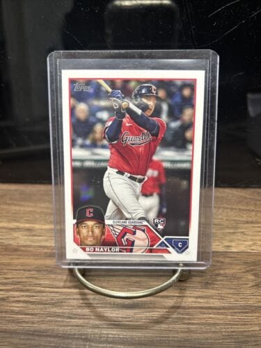 Cheap Sneaks Footwear/Sports Cards Baseball Card Bo Naylor Rookie Card RC 2023 Topps Series 2 #421 Cleveland Guardians