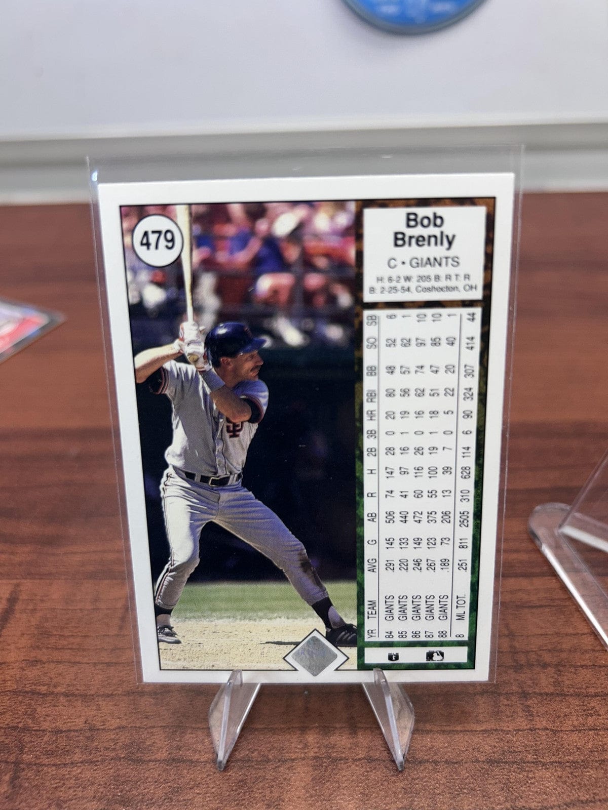 Cheap Sneaks Footwear/Sports Cards Baseball Card Bob Brenly 1989 Upper Deck #479 San Francisco Giants