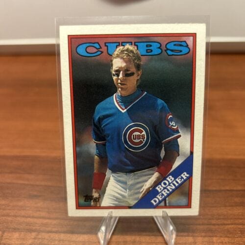 Cheap Sneaks Footwear/Sports Cards Baseball Card Bob Dernier 1988 Topps MLB Baseball Card #642 Chicago Cubs