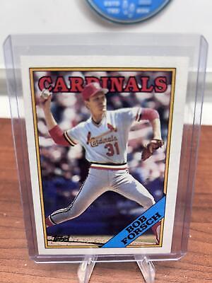 Cheap Sneaks Footwear/Sports Cards Baseball Card Bob Forsch 1988 Topps Cloth Test Issue #NNO St. Louis Cardinals