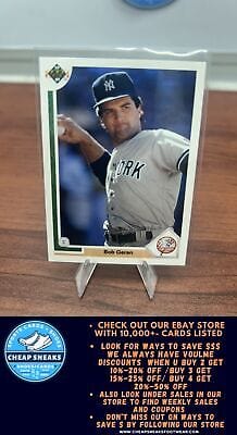 Cheap Sneaks Footwear/Sports Cards Baseball Card Bob Geren 1991 Upper Deck #202 New York Yankees