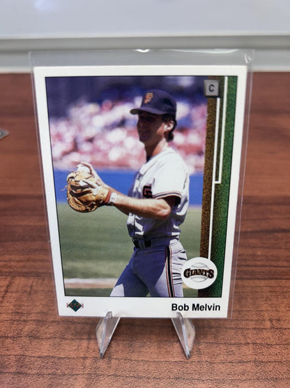 Cheap Sneaks Footwear/Sports Cards Baseball Card Bob Melvin 1989 Upper Deck #227 San Francisco Giants