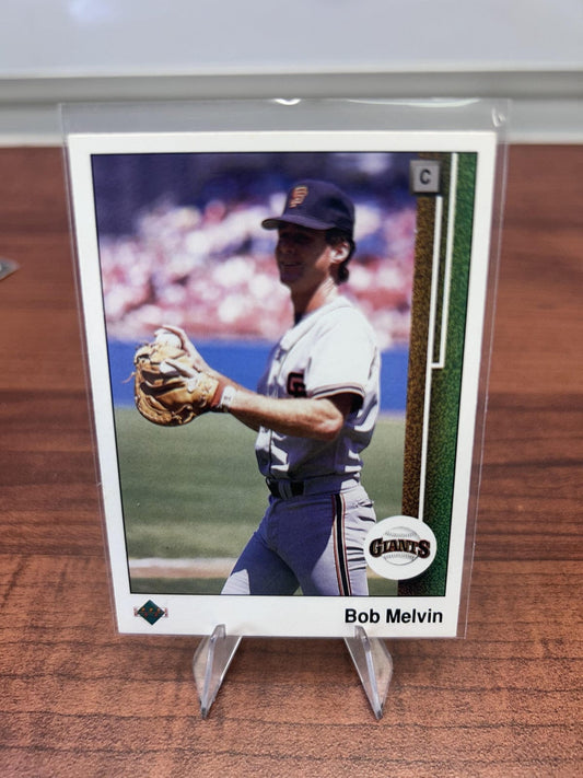 Cheap Sneaks Footwear/Sports Cards Baseball Card Bob Melvin 1989 Upper Deck #227 San Francisco Giants