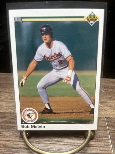 Cheap Sneaks Footwear/Sports Cards Baseball Card Bob Melvin C Baltimore Orioles 1990 Upper Deck Baseball Card # 644