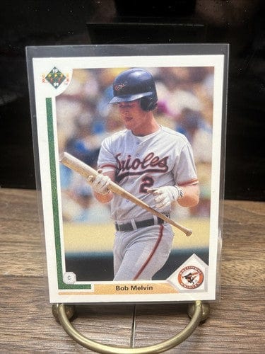 Cheap Sneaks Footwear/Sports Cards Baseball Card Bob Melvin C Baltimore Orioles 1991 Upper Deck Baseball Card #310