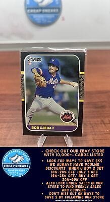 Cheap Sneaks Footwear/Sports Cards Baseball Card Bob Ojeda 1987 Donruss #364 New York Mets