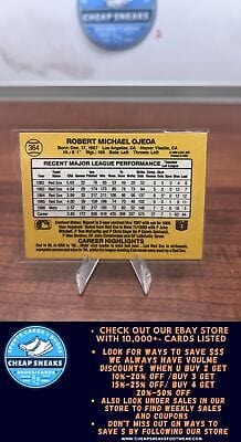 Cheap Sneaks Footwear/Sports Cards Baseball Card Bob Ojeda 1987 Donruss #364 New York Mets