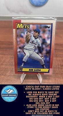Cheap Sneaks Footwear/Sports Cards Baseball Card Bob Ojeda 1990 Topps #207 New York Mets