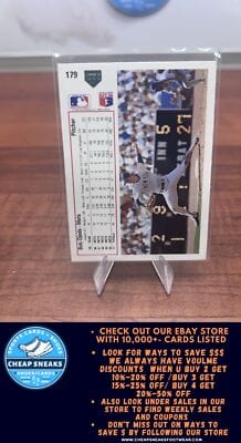 Cheap Sneaks Footwear/Sports Cards Baseball Card Bob Ojeda 1991 Upper Deck #179 New York Mets