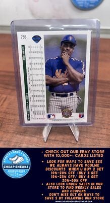 Cheap Sneaks Footwear/Sports Cards Baseball Card Bobby Bonilla 1992 Upper Deck Factory Set Gold Hologram #755 New York