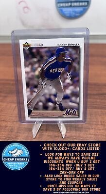 Cheap Sneaks Footwear/Sports Cards Baseball Card Bobby Bonilla 1992 Upper Deck Factory Set Gold Hologram #755 New York