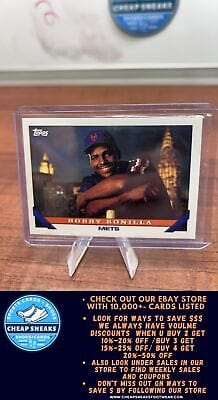 Cheap Sneaks Footwear/Sports Cards Baseball Card Bobby Bonilla 1993 Topps Inaugural Marlins #52 New York Mets